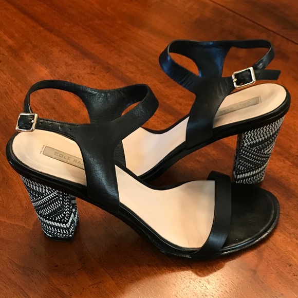 Cole Haan Shoes - 2xHPCole Haan sandals w/gorgeous patterned heels